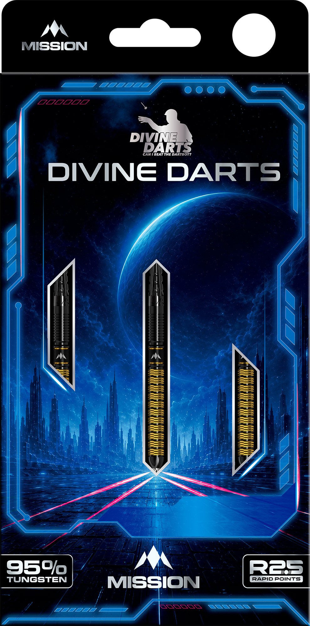 Mission Collab Series Dartpijlen - Steel Tip - 95% Tungsten - Jake Kenyon