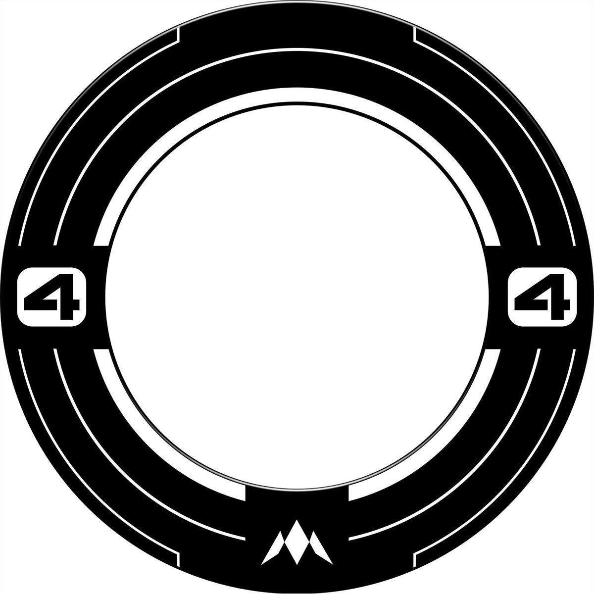 Mission Darts Samurai 4 Surround - White Edition
