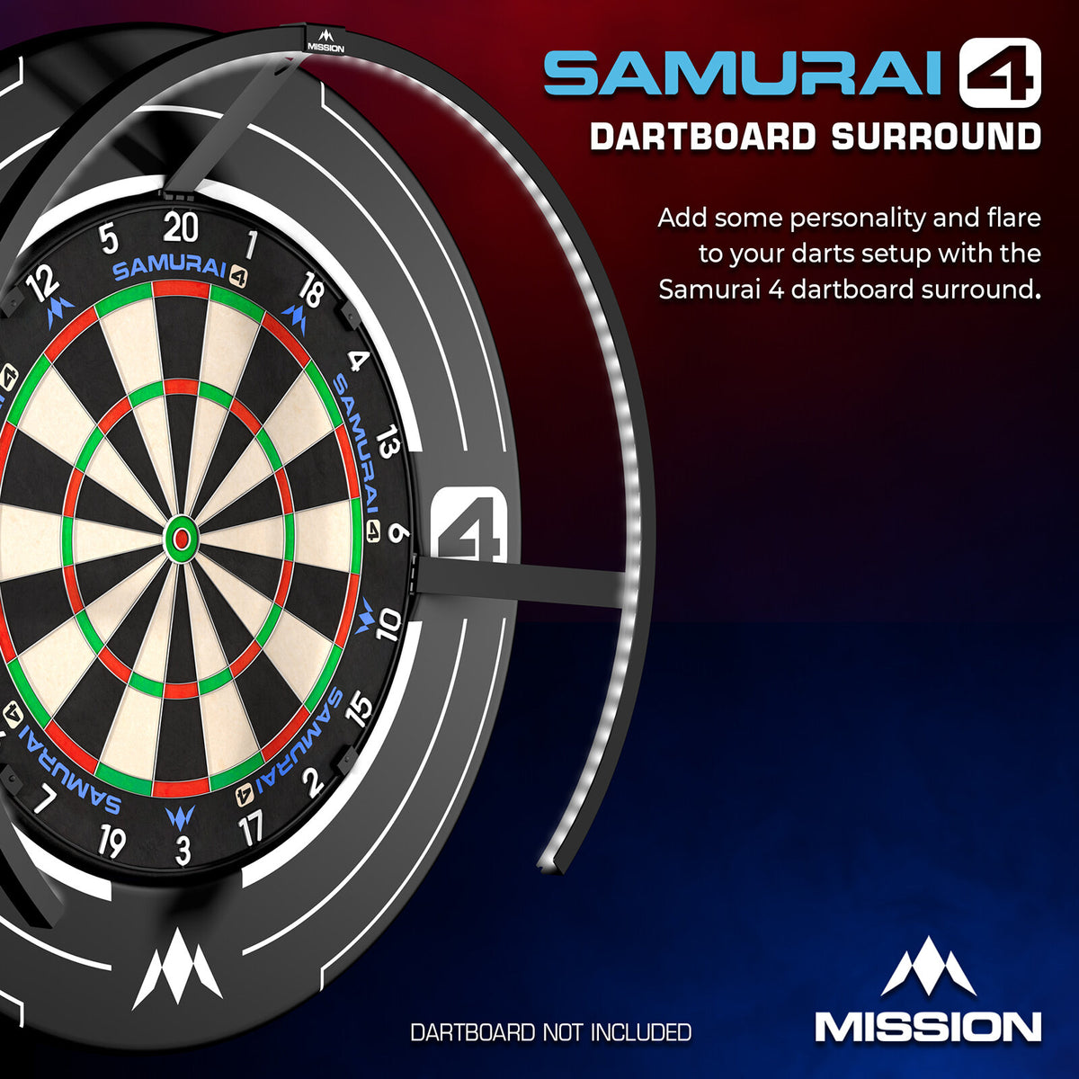 Mission Darts Samurai 4 Surround - White Edition (detail 5)