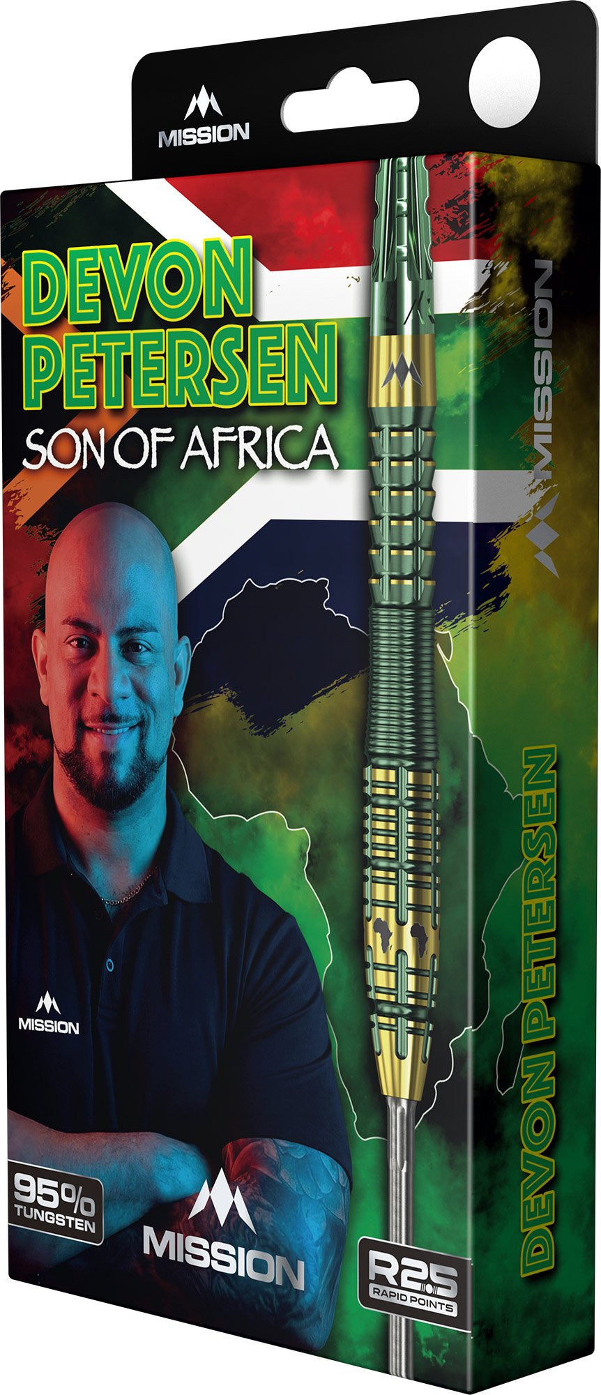 Mission Devon Petersen Dartpijlen - Steel Tip - 95% Tungsten (detail 12)