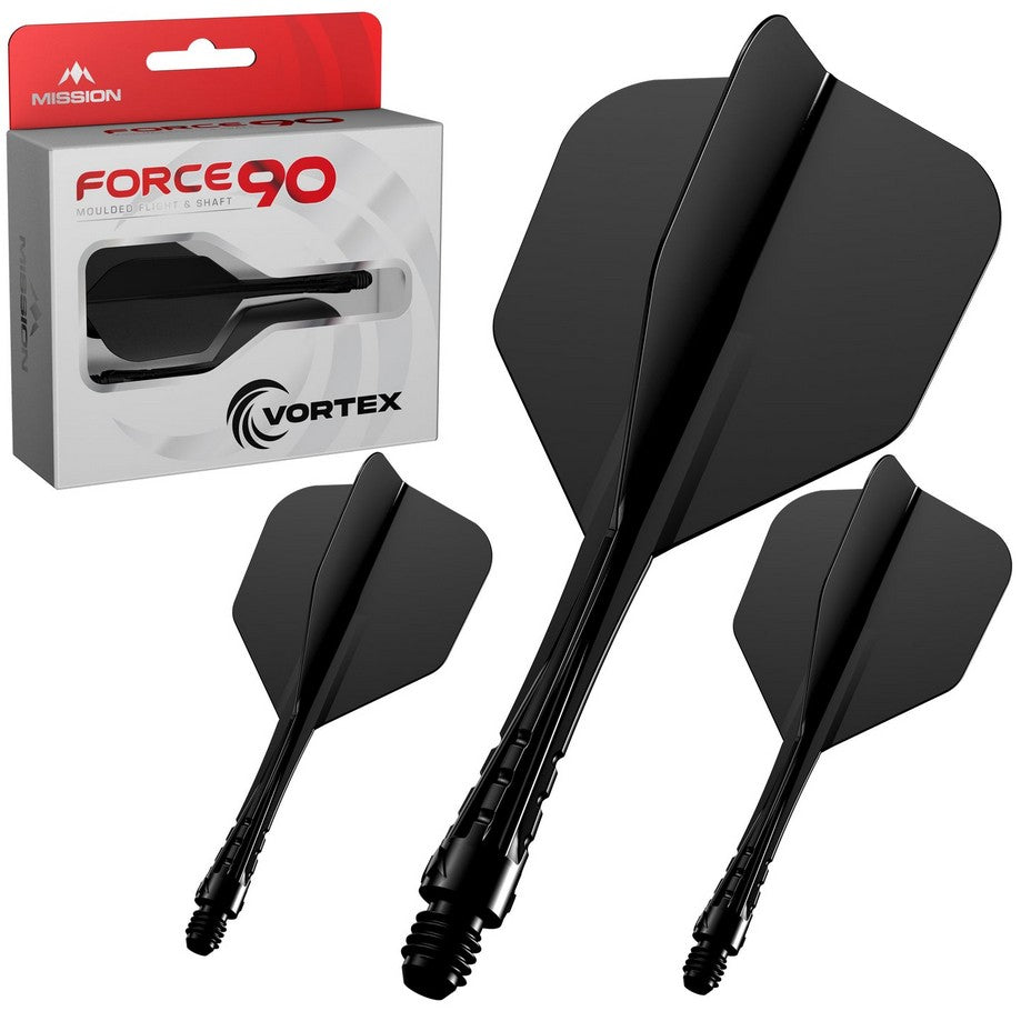 Mission Force 90 Vortex Shape Black Medium