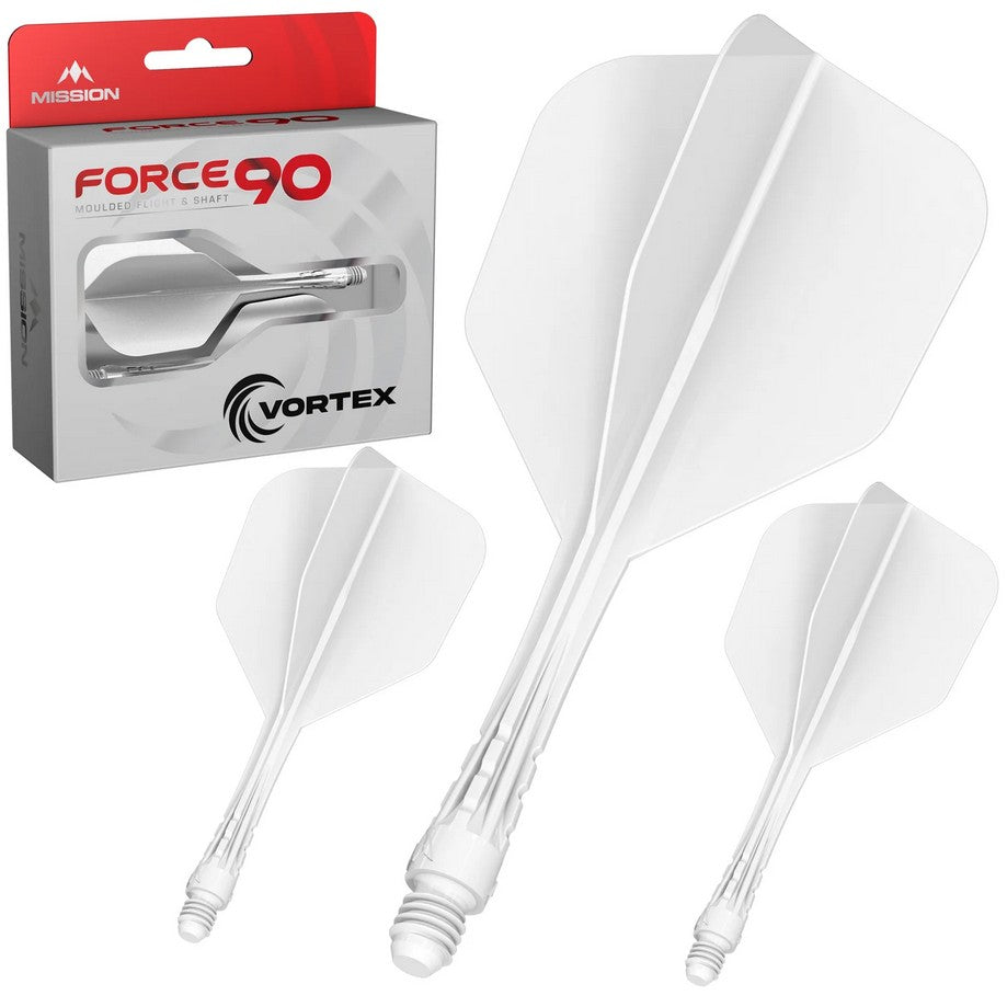 Mission Force 90 Vortex Shape White Medium