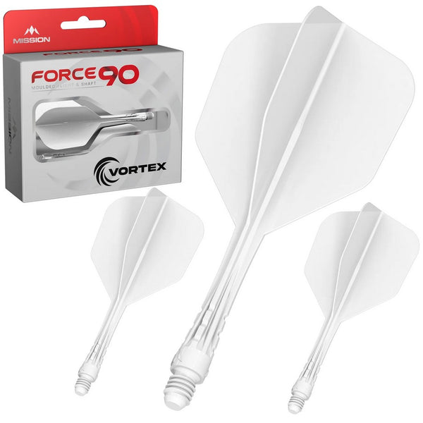 Mission Force 90 Vortex Shape White Medium
