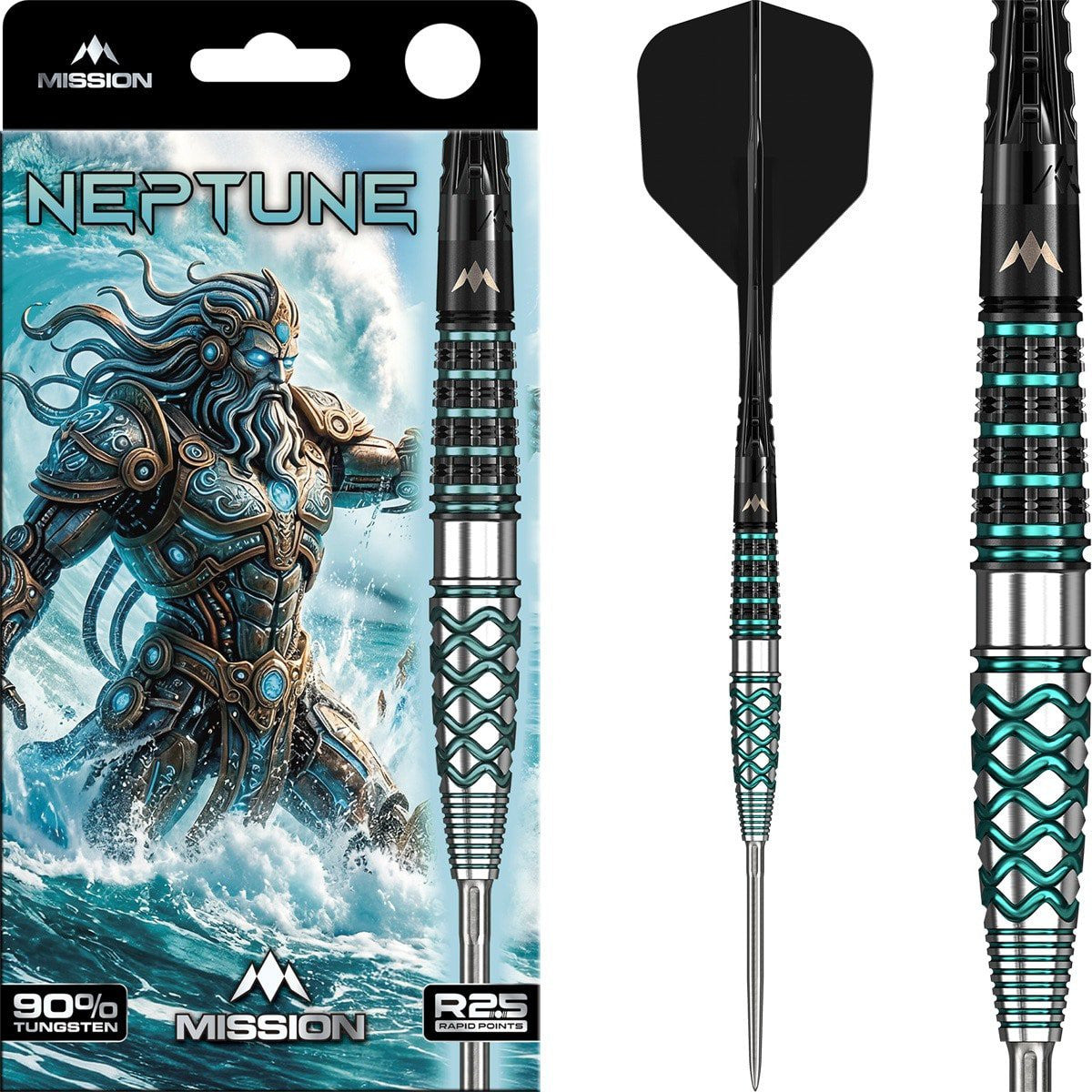 Mission Neptune Dartpijlen - Steel Tip - 95% Tungsten (detail 10)
