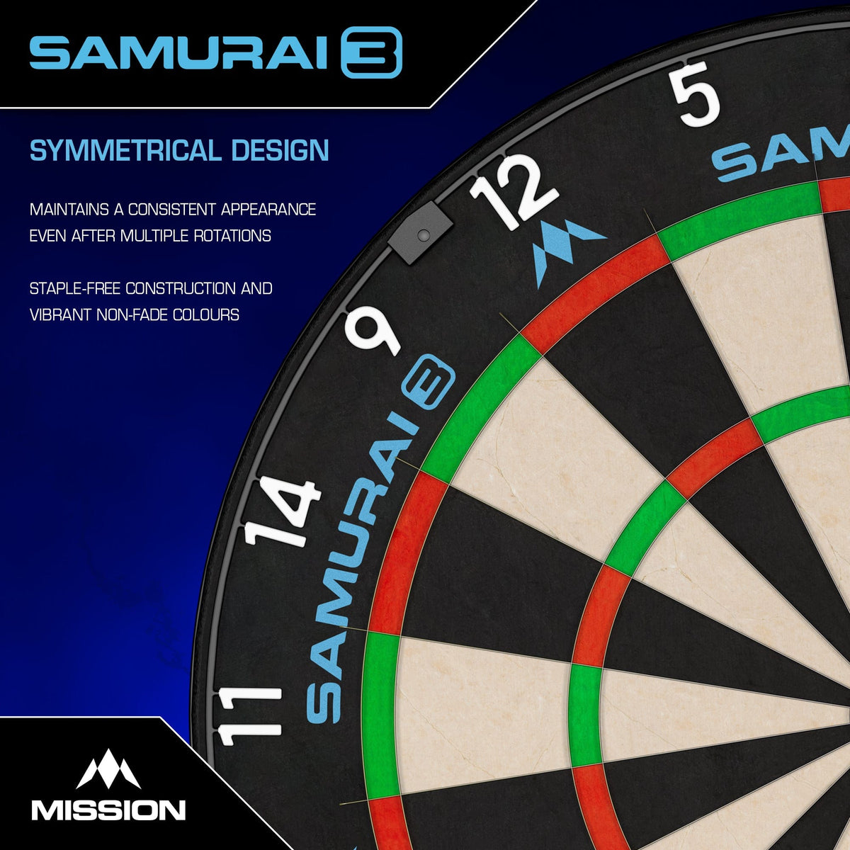 Mission Samurai 3 - Dartboard (detail 2)
