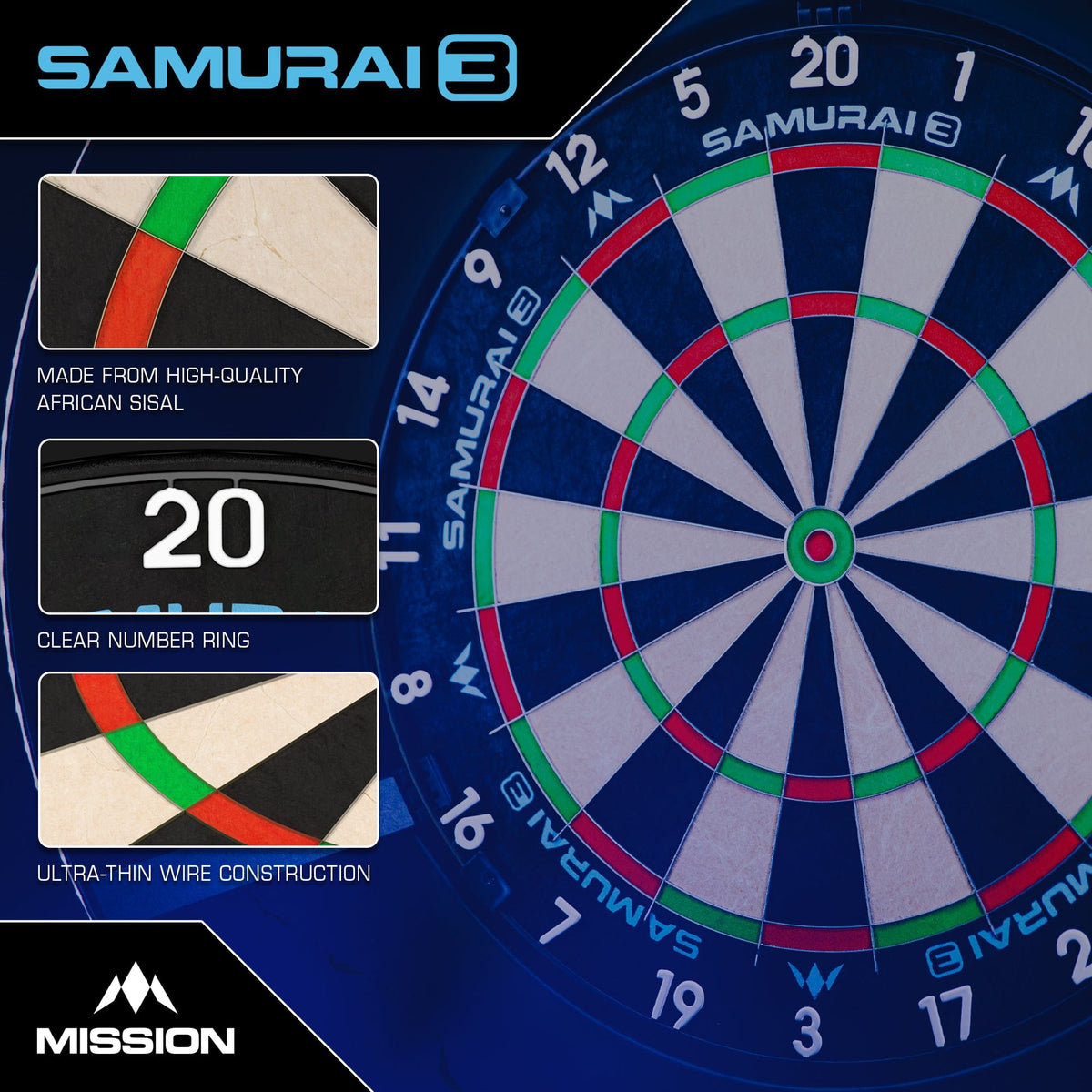 Mission Samurai 3 - Dartboard (detail 3)