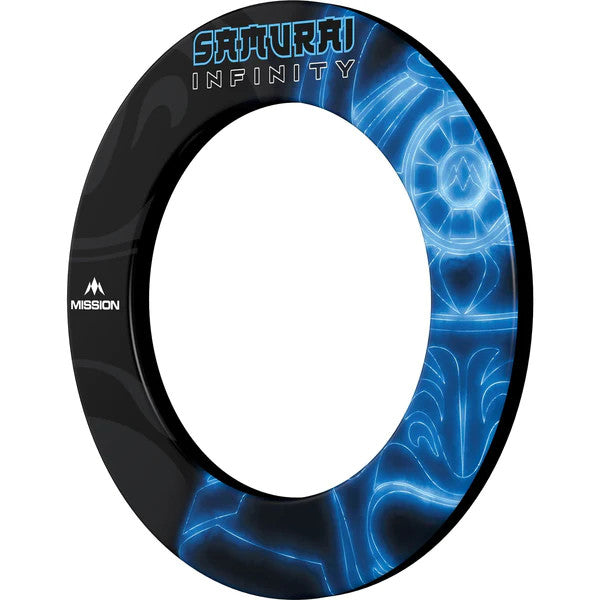 Mission Samurai Infinity Professional Dartboard Surround - BLUE (detail 3)