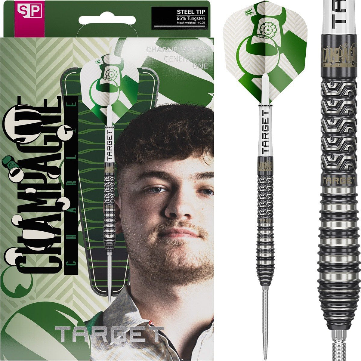 Target Charlie Manby SP Steeltip 95% (detail 6)
