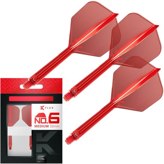 Target K-Flex Flight System No.6 Medium Red