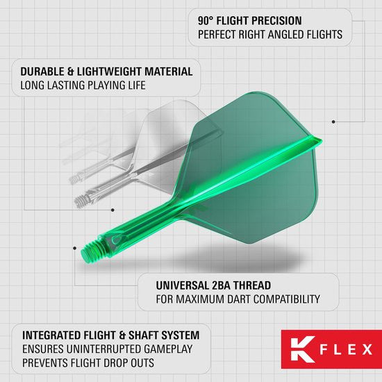 Target K-Flex Flight System No.6 Short Green (detail 1)
