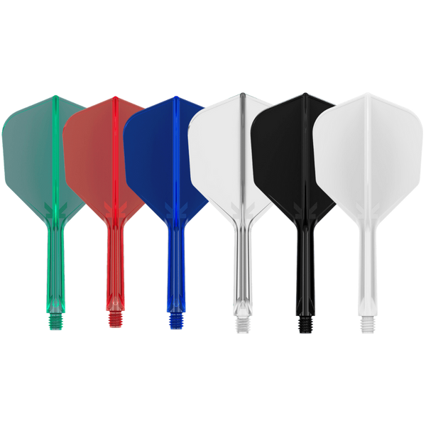 Target K-Flex Flight System No.6 Zwart Medium