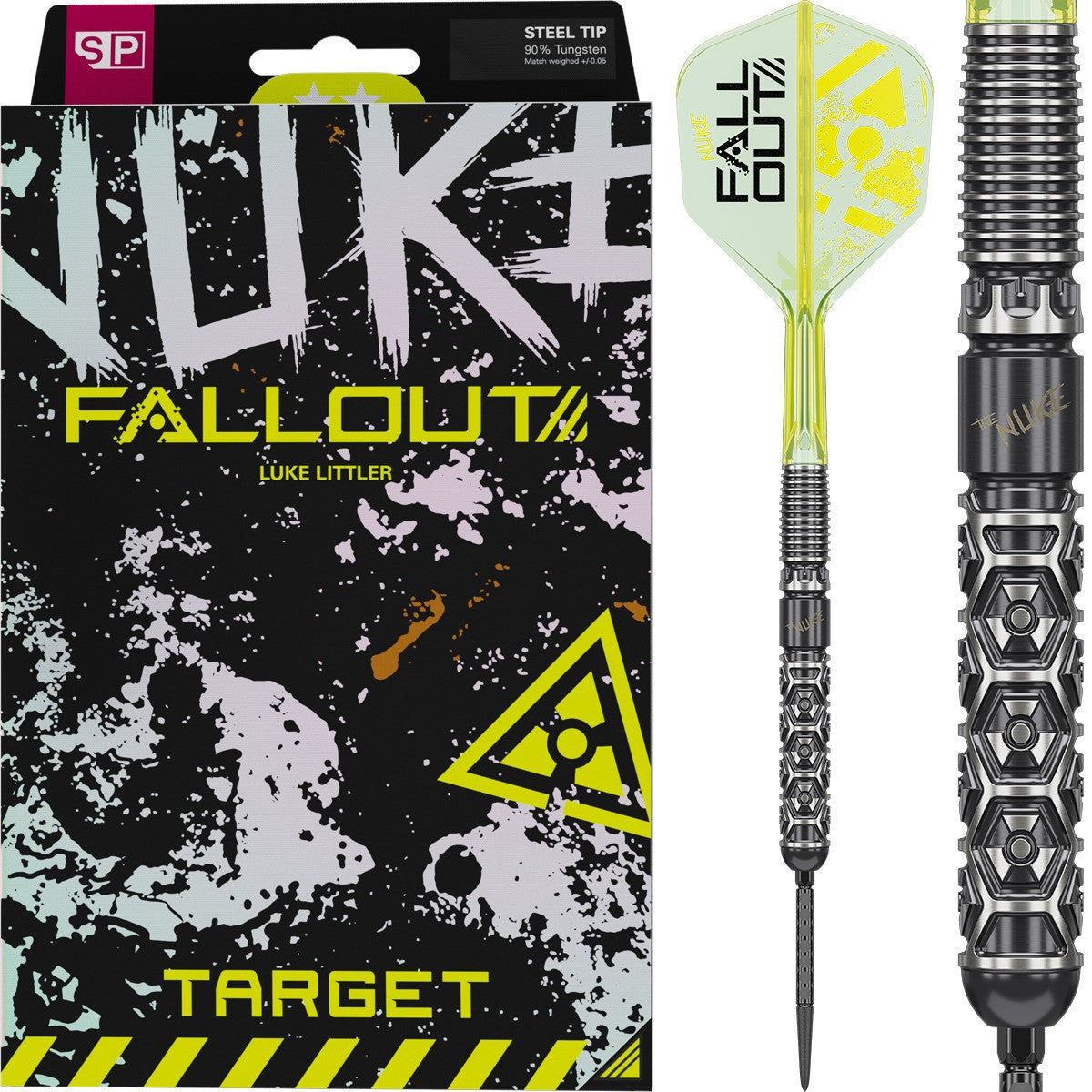 Target Luke Littler Nuke Fallout SP Steeltip 90% (detail 10)
