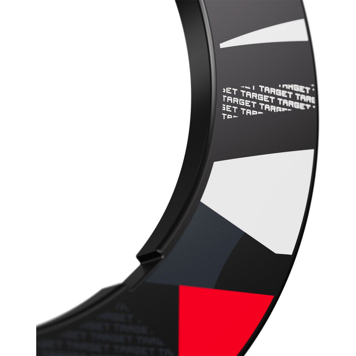 Target Patterned Notched Surround Black (detail 3)