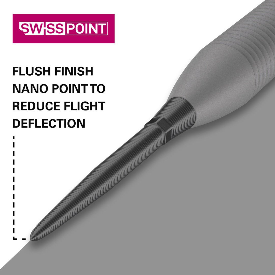 Target Swiss Points Storm Nano Zilver 35 mm (detail 3)