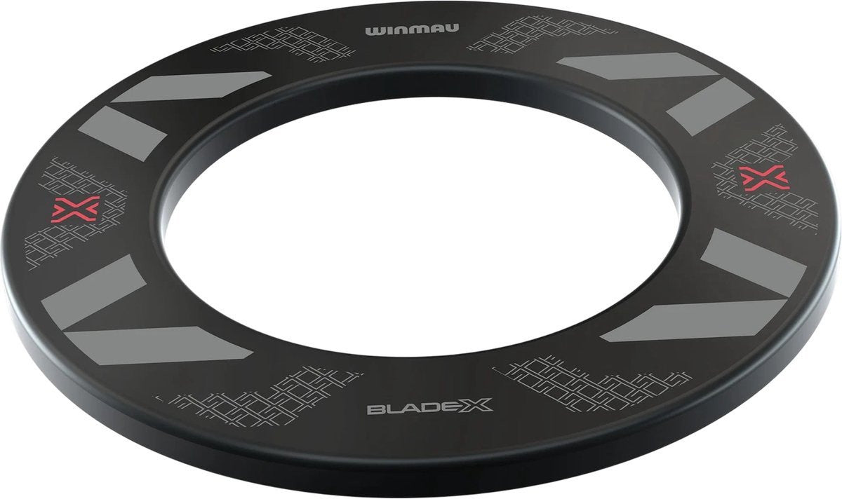 Winmau Blade X Black Red - Dartbord Surround (detail 6)