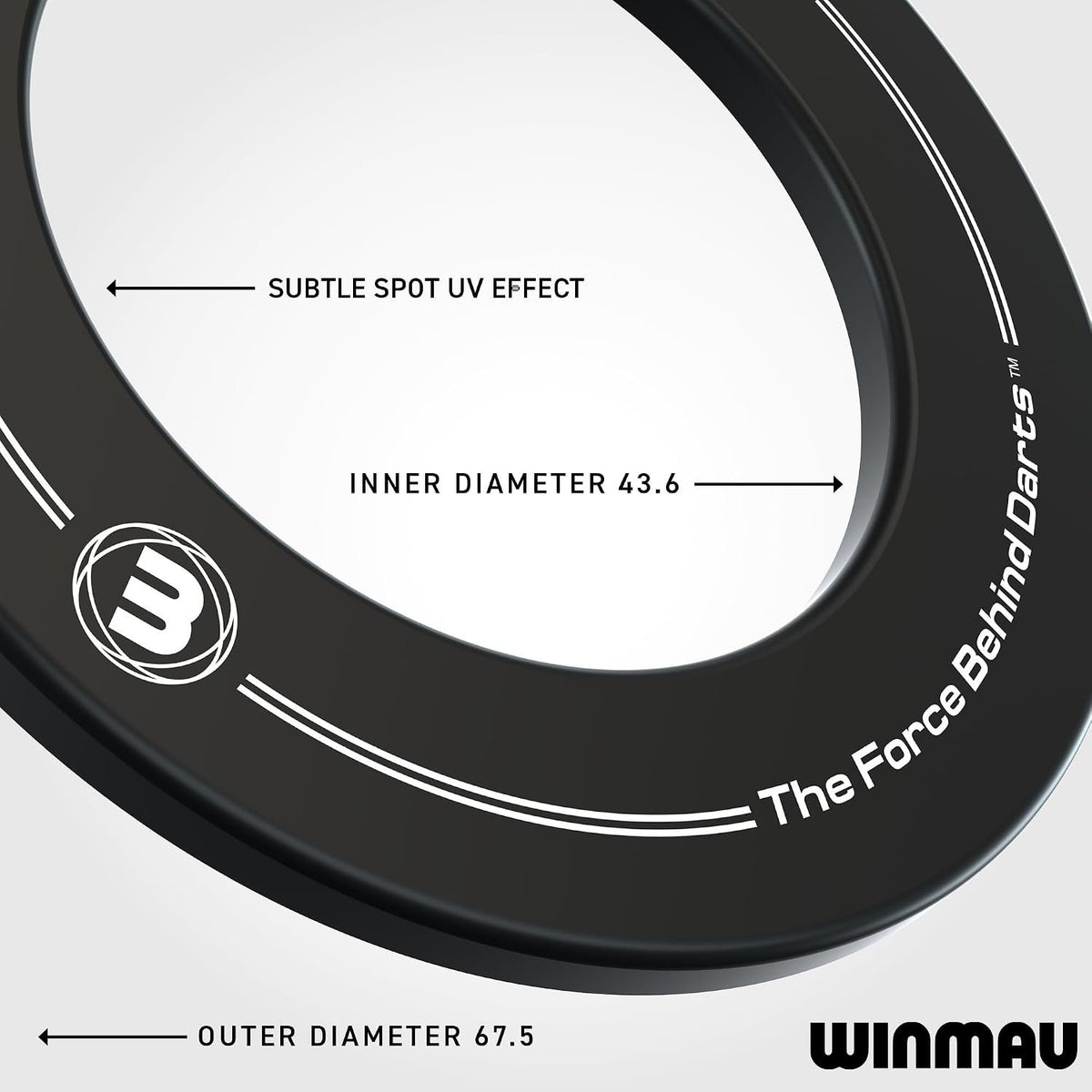 Winmau Diamond Plus Professioneel dartbord surround set (detail 7)