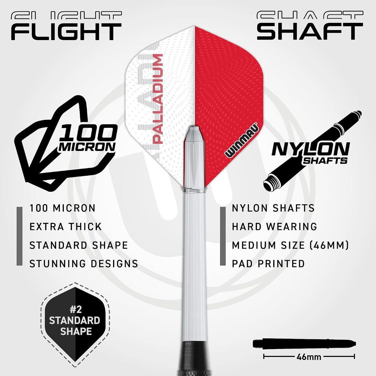 Winmau Diamond Plus Professioneel dartbord surround set (detail 5)