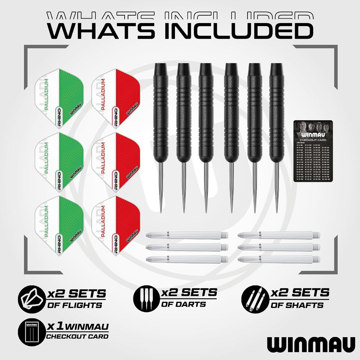 Winmau Diamond Plus Professioneel dartbord surround set (detail 3)