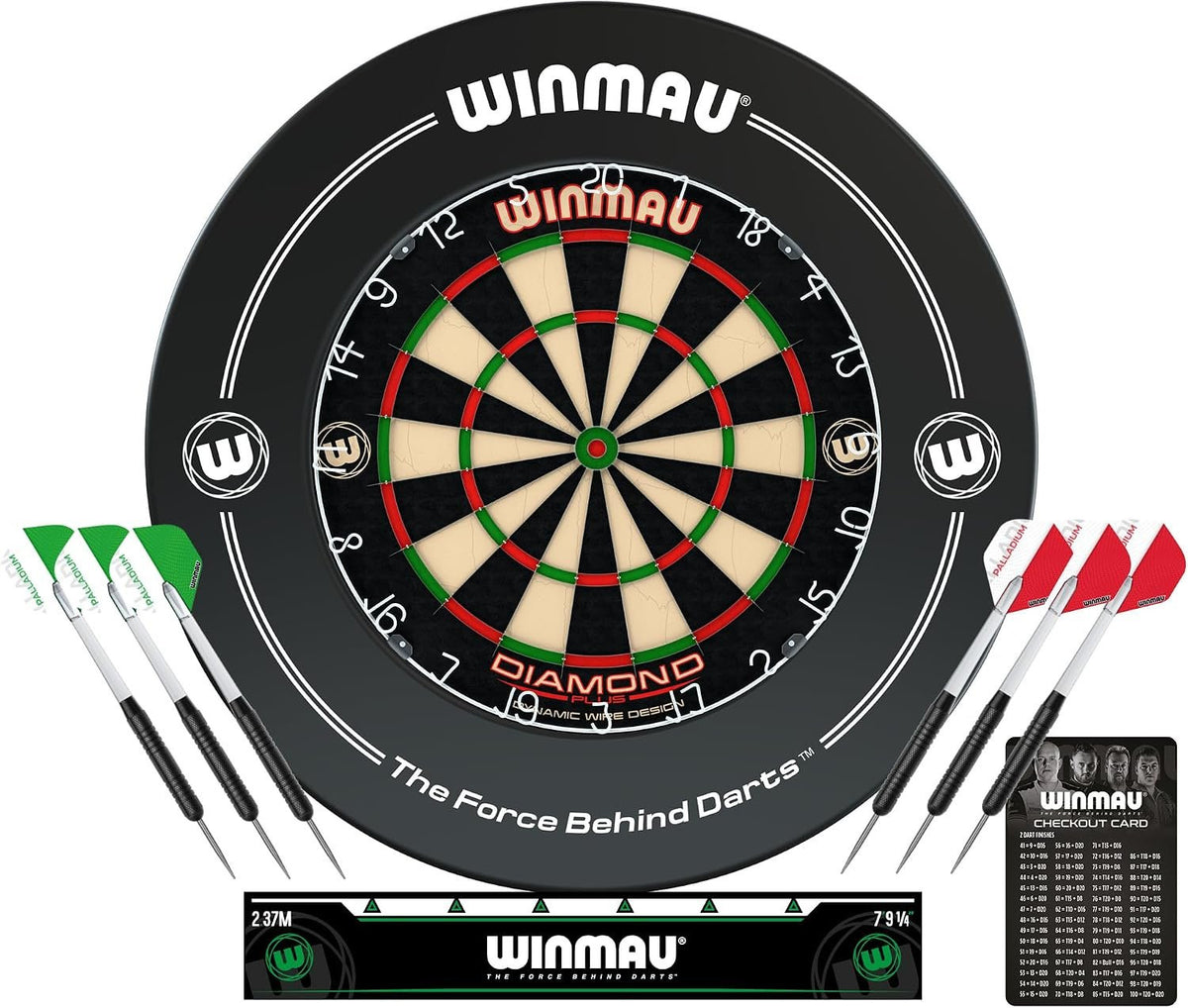 Winmau Diamond Plus Professioneel dartbord surround set