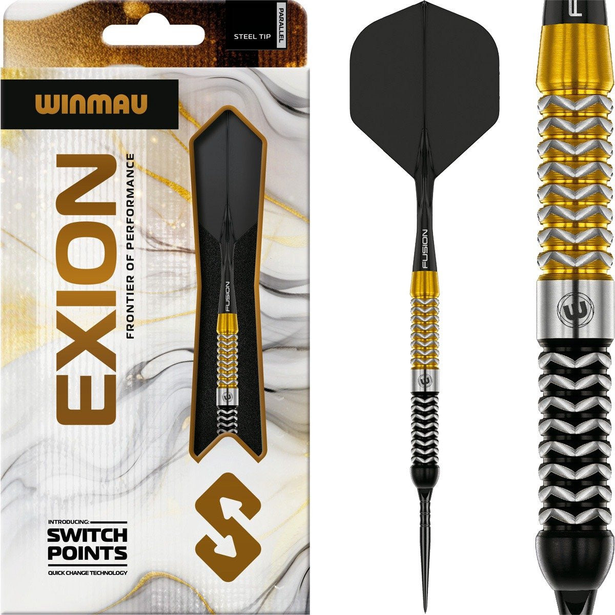 Winmau Exion Parallel Switch Point 90% Dartpijlen