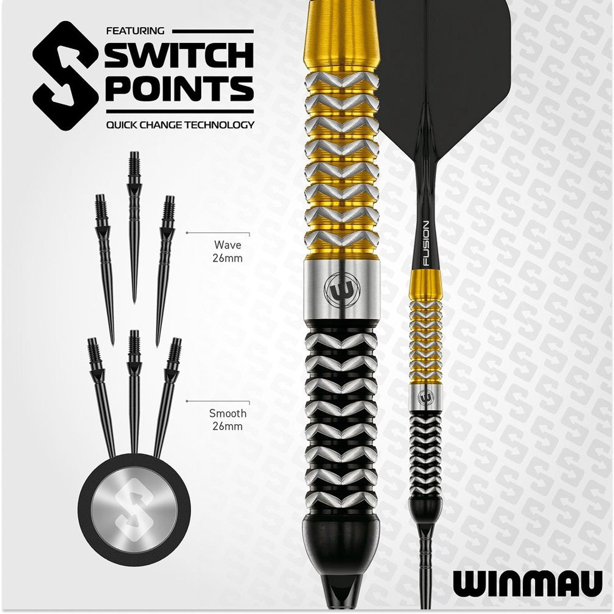 Winmau Exion Parallel Switch Point 90% Dartpijlen (detail 18)