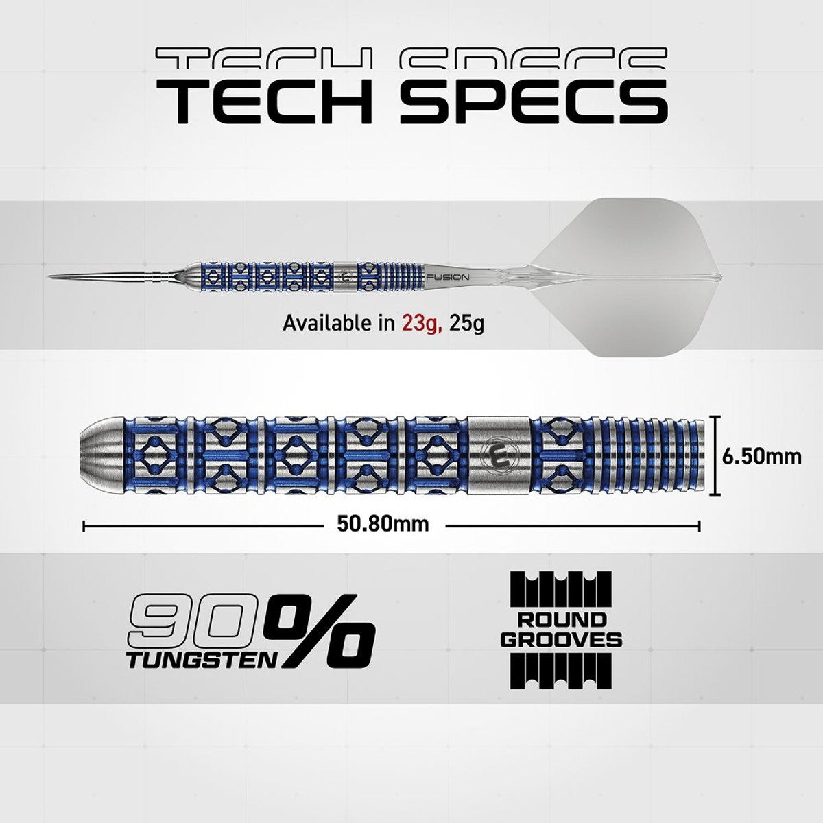 Winmau Lunaris Parallel Switch Point 90% Dartpijlen (detail 3)