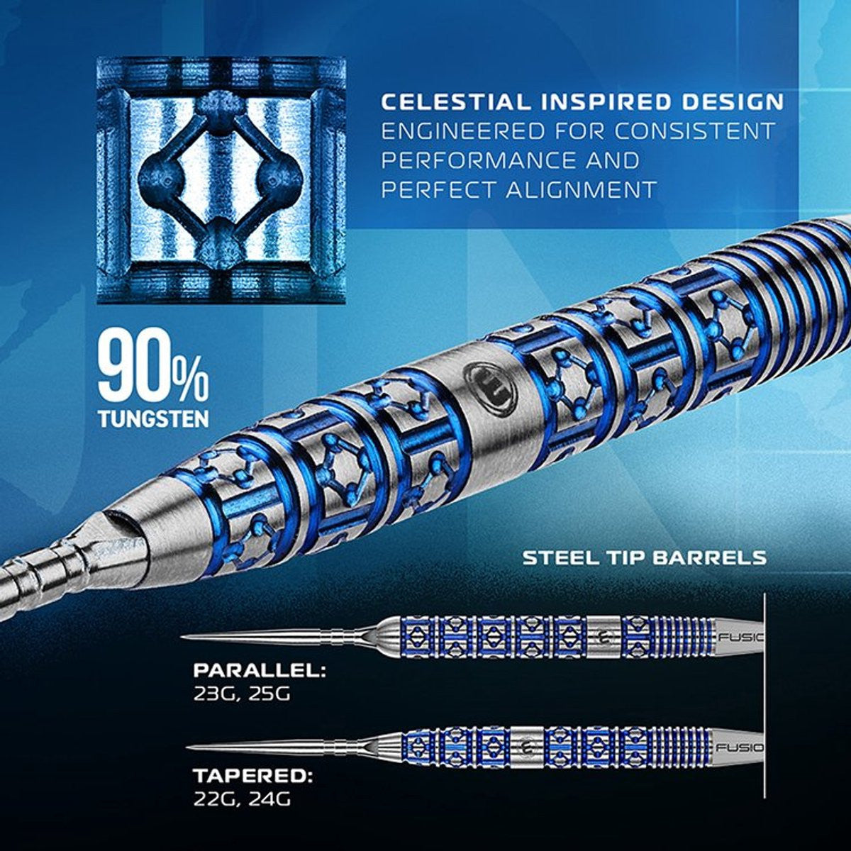 Winmau Lunaris Parallel Switch Point 90% Dartpijlen (detail 10)