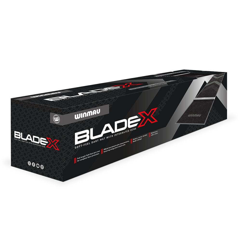 Winmau Pro Zone Blade-X dartmat incl. oche (detail 4)