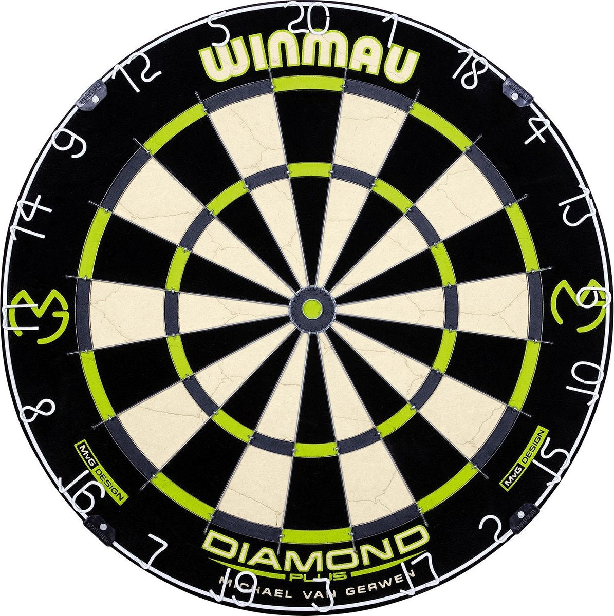 Winmau MvG Diamond Dartbord (detail 2)